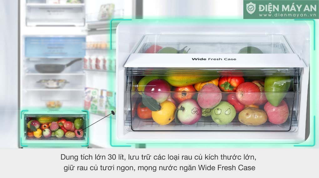 Tủ lạnh Panasonic Inverter 326 lít NR-TL351VGMV